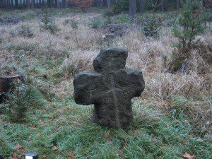 Riedelův kříž u silnice do Srbské Kamenice