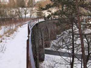 Železniční viadukt v Horním Slavkově