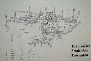 Plán města Lauterbach - Čistá